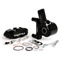 Front brake caliper incl. brake caliper mount -BGM PRO, CNC Touring, 4-piston, r