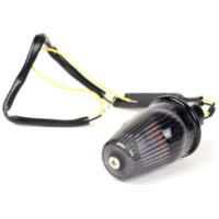 Indicator -MOTO NOSTRA handlebar end indicator LED (E-mark), 6 volt- Vespa V50, 50SR, 50 Sprinter, 90SS, 90 Racer, PV125, ET3, S