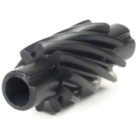 Speedo drive -BGM ORIGINAL- Vespa 9 teeth, l= 31mm, 2,7mm square, black (used for Vespa V50, 50N, 50L, 50R (V5A1T, 9 inch tyres)
