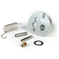 Throttle cable pulley -BGM Pro made by JPP, QUICK ACTION- Lambretta LI, LIS, SX, TV (series 2-3), DL, GP - anodised silver 50774