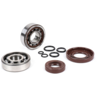 Bearing and oil seal set for crankshaft -BGM ORIGINAL- Vespa V50, PV125, ET3, PK50, PK80, PK125 - 1x 6303 + 1x NU204 50779