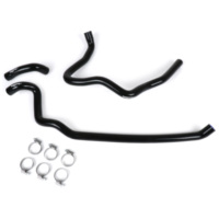 Coolant hose set -BGM PRO silicone 180°C- Vespa GT 125-200, Vespa GTL 125-200, Vespa GTS 125-300, Vespa GTV 125-250 - black 5079