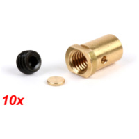 Trunnion set, long -BGM PRO Oversize Ø=10.1x16.25mm- for: Lambretta LI, LIS, SX