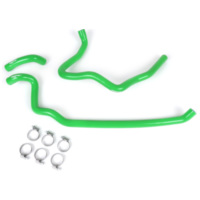Coolant hose set -BGM PRO silicone 180°C- Vespa GT 125-200, Vespa GTL 125-200, Vespa GTS 125-300, Vespa GTV 125-250 - green 5083