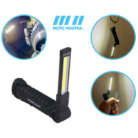 Taschenlampe Inspektionsleuchte Moto Nostra cob LED mit Magnetfuß, 250lm 112x36mm, inkl. Micro USB Ladekabel 50998