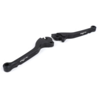 Brake and clutch lever set -BGM PRO CNC- disc brake (HENG TONG)- Vespa PX (2004-) - matt black 51002