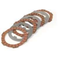 Clutch friction plate set incl. steel plates -BGM PRO Superstrong Racing Red Vespa Smallframe type PK XL2- 4 friction plates 510