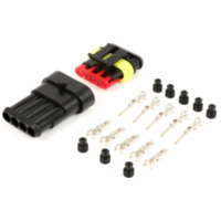 Plug set for wiring harness -BGM PRO- type series 060 AM SpecialSeal, 0.85-1.25mm², waterproof - 4 contact plugs 51063