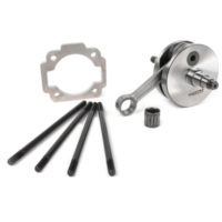 Crankshaft set -BGM Pro Racing full circle web, 51mm stroke, 105mm conrod- Vespa PK125 XL2, PK125 ETS (Ø=24mm cone) 51074