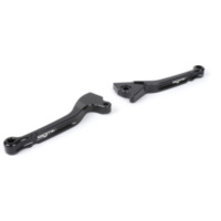 Pair of brake levers -BGM PRO CNC Sport, short (130mm)- for: Vespa LX, LXV, S, P