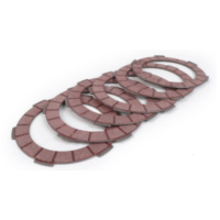 Clutch friction plate set -BGM PRO Superstrong Racing Red- for: Lambretta LI, LI 1522
