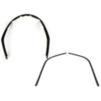Leg shield beading set -MOTO NOSTRA Notte- Vespa Primavera (2013-), Vespa Sprint (2013-) - matt black 51263