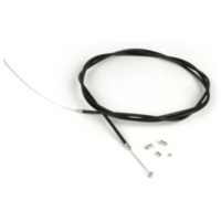 Zug universal Ø=1,2mm x 2500mm, Nippel Ø=5,5mm x 7mm verwendet als Gaszug geflochten PTFE 51343