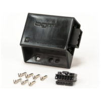 Horn rectifier incl. faston terminals -BGM PRO- with blinker relay for LED indicator and USB charge plug 51377