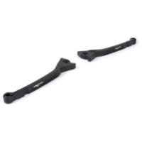 Pair of brake levers -BGM PRO Sport, long (165mm)- Vespa GT, GTL, GTS 125-300 - matt black 51393