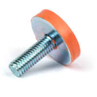 Rubber buffer Ø=27mm x 6mm with threaded rod M8 for centre stand BGM PRO Soft Stop System 51460