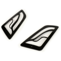 Pair of indicator grills -MOTO NOSTRA- for: Vespa GT, GTL, GTV, GTS 125-300 - fr 1841