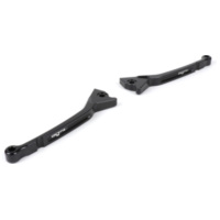 Pair of brake levers -BGM PRO CNC Sport, long (165mm)- Vespa GT, GTL, GTS 125-300 - black 51495