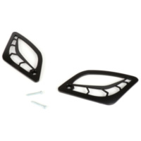 Pair of indicator grills -MOTO NOSTRA- Vespa GT, GTL, GTV, GTS 125-300 - rear - matt black 51532