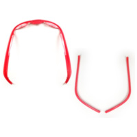 Leg shield beading set -MOTO NOSTRA- Vespa Primavera (2013-), Vespa Sprint (2013-) - red 51563