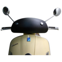 Flyscreen -MOTO NOSTRA, w=435mm, h=195mm- Vespa GTV, GT 60 - smoke grey 51601