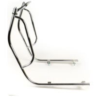 Crash bar legshield -MOTO NOSTRA- for: Vespa PX80, PX125, PX150, PX200 - chromed