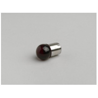 Light bulb -BA15s (straight pins) - 12V 10W - red 52202