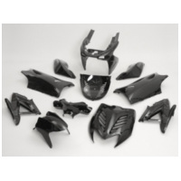 fairing kit 11-piece black metallic for Yamaha Aerox, MBK Nitro 50cc, 100cc 2-stroke 52399