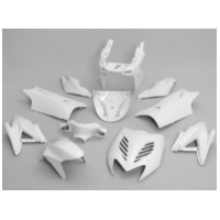 fairing kit 11-piece white for Yamaha Aerox, MBK Nitro 50cc, 100cc 2-stroke 52402