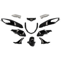 bodywork kit 11-piece black glossy for Yamaha N-Max 125cc 2015-2020 52408