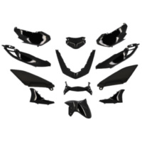 bodywork kit 12-piece black glossy for Yamaha N-Max 125, 155i 2021- 52409