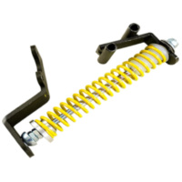 Motorfeder / Motorhalterung Doppler ER1 komplett, gelb für MBK 51 Mofa 52487