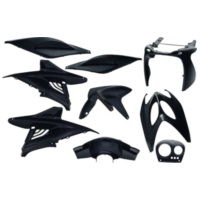 Verkleidungskit EDGE 9-teilig schwarz metallic für Yamaha Aerox, MBK Nitro 52522