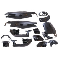 Verkleidungskit EDGE 15-teilig schwarz glänzend für Gilera Runner -2005 52525