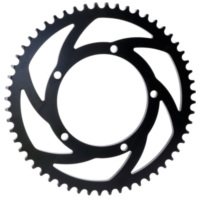 sprocket Premium 56 teeth 428 5-fold screwed aluminum black for Sherco SM 50, SE 50 Euro5 2020- 52649
