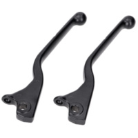 Brake lever set aluminum black matt for Vespa GTS 125, Vespa GTS 300 HPE 53457