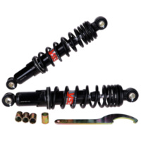 Shock absorber set YSS Pro-X black 280mm for Puch Maxi, for: Tomos 53602