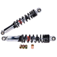 Shock absorber set YSS black chrome 300mm for Puch Maxi, Tomos 53608