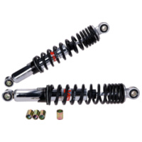 Shock absorber set YSS black chrome 320mm for Puch Maxi, Tomos 53609