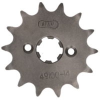 front sprocket AFAM 14 teeth 420 for Cagiva Mito, Derbi Senda, GPR, Fenix AF49100-14