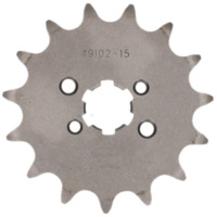 front sprocket AFAM 15 teeth 420 for Piaggio / Derbi D50B0, EBE, EBS AF49102-15