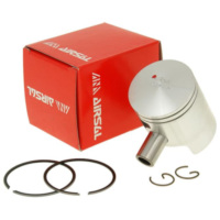 piston kit Airsal sport 50cc 39.9mm cast iron for Piaggio / Derbi engine D50B0 AS-ET25259