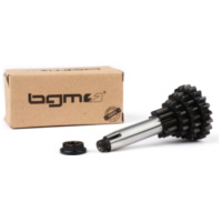 secondary shaft BGM PRO Sport, 10-14-18-21 teeth (shorter fourth gear) for Vespa V50, PV125, ET3, PK50, PK80, PK125 S-XL BGM0182