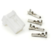 Stecker für Kabelbaum BGM PRO, Typ Serie 070 AM, 3 Steckkontakte Buchse für Vespa, Piaggio, Gilera BGM0703FPL