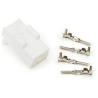 Stecker für Kabelbaum BGM PRO, Typ Serie 070 AM, 3 Steckkontakte Stecker für Vespa, Piaggio, Gilera BGM0703MPL