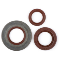 Wellendichtringsatz Motor BGM PRO, FKM/Viton® (E10 beständig), braun extra flach, 3.5mm, Metall, Hinterradwellendichtring 30x47x