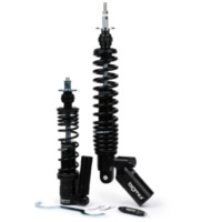 shock absorber set BGM PRO SC/F16 COMPETITION Soft black for Vespa Primavera 125 (2017-), Vespa Primavera 150 (2017-), Vespa Spr