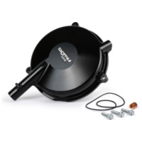 clutch cover BGM Pro Superstrong CNC black for Vespa Largeframe (1962-2016) PX, T5 125ccm, Cosa, Rally, Sprint BGM8294B