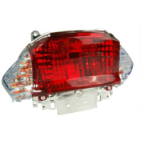 tail light assy - white turn signal lens - E-marked for Baotian BT49QT-9 BT13924