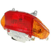 tail light assy - orange turn signal lens - E-marked for Kymco Filly, Baotian BT49QT-9 BT30001